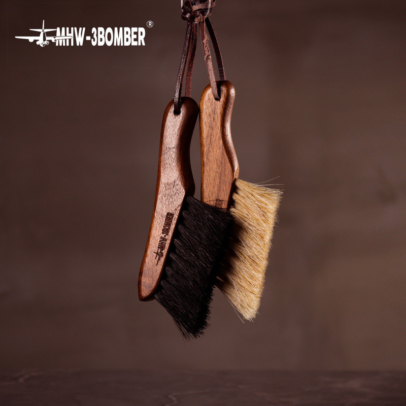 MHW-3BOMBER Bomber มีดประเภทแปรงเครื่องบดกาแฟแปรงทําความสะอาดบาร์แปรงวอลนัท