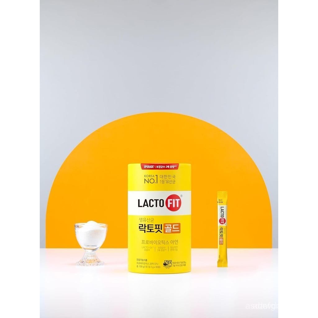 LACTO-FIT Chongkundang Healthcare Gold Probiotic 50 Powder Sticks – โปรไบโอติกรายวันหลายสายพันธุ์พร้