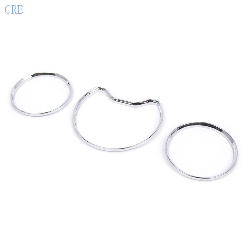 CRE Chromes Speedometer Gauges Dials แหวน Bezel Trim สําหรับ W202 W208 W210 จัดแต่งทรงผมรถ