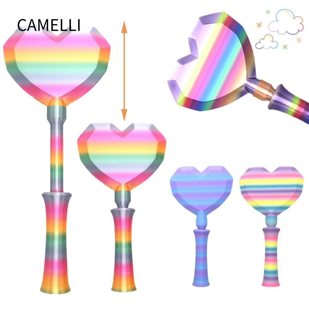 CAMELLI Wand Tap To Pay, Heart Shape Print Contactless Pay Card Holder, Magic Wand Portable Retracta