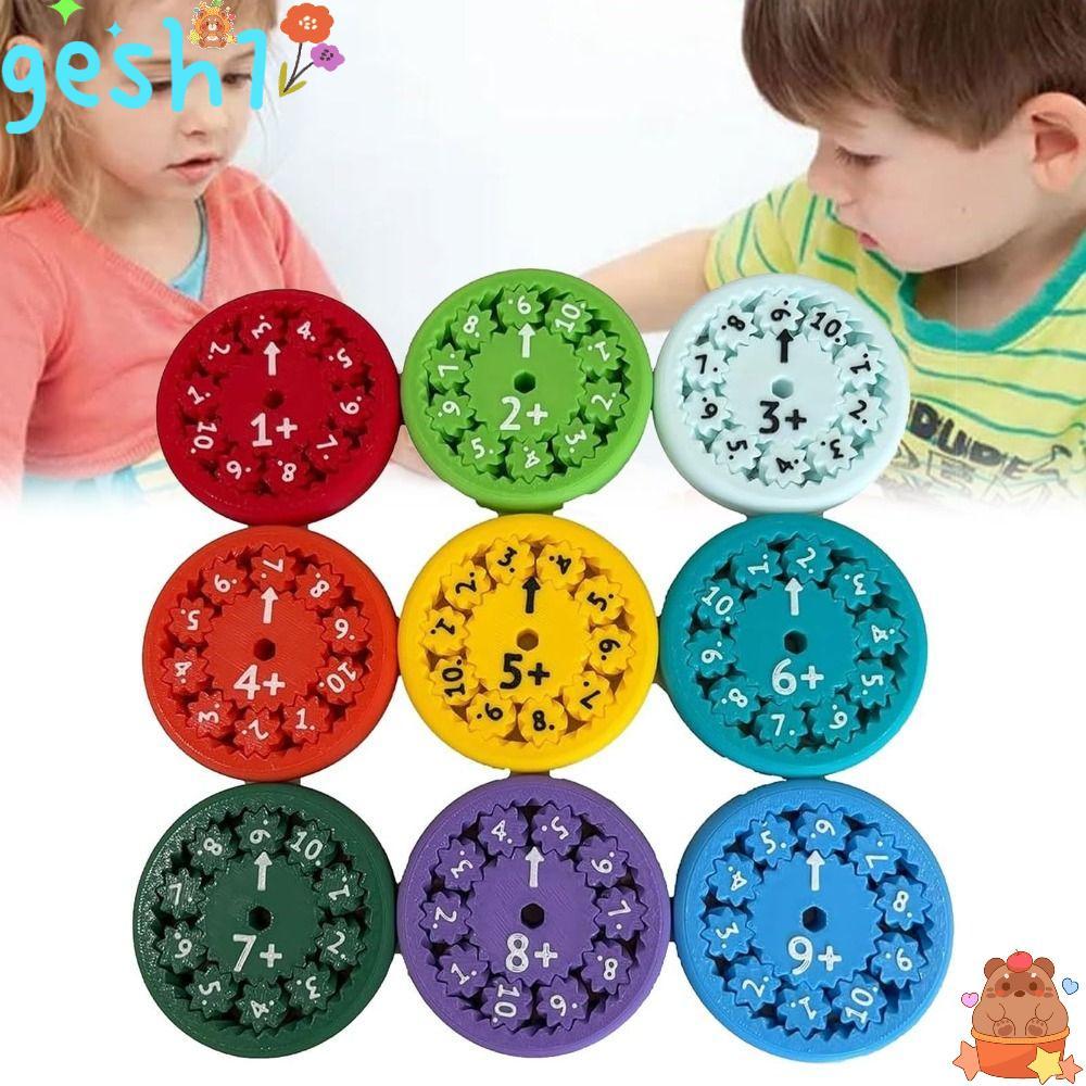 GESH1 9/18PCS คณิตศาสตร์ Fidget Spinners, การศึกษา Facts Spinners คณิตศาสตร์ Fact Fidget Spinners, ป