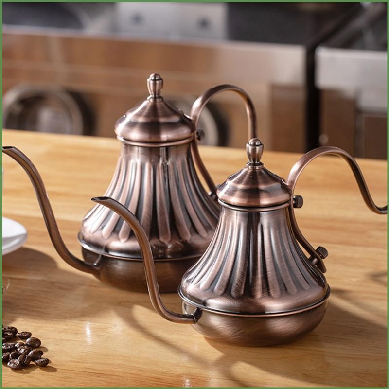 BON Drip Over Coffee Kettle Gooseneck วัสดุสแตนเลสสําหรับใช้ในบ้าน