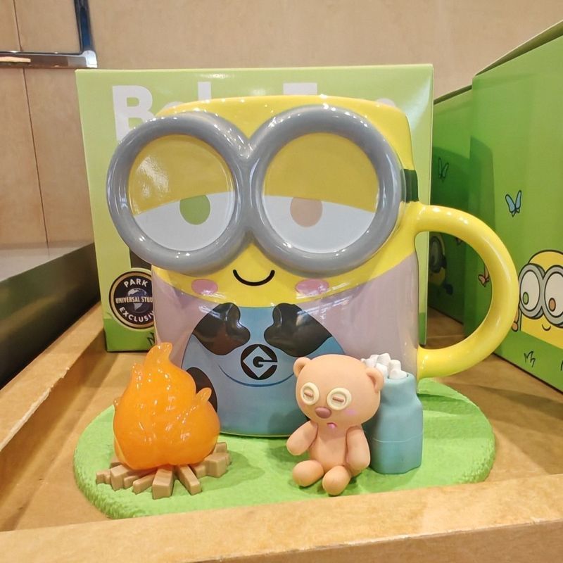 Beijing Universal Studios Minion Bob Camping Mug ของแท้ Daigou O