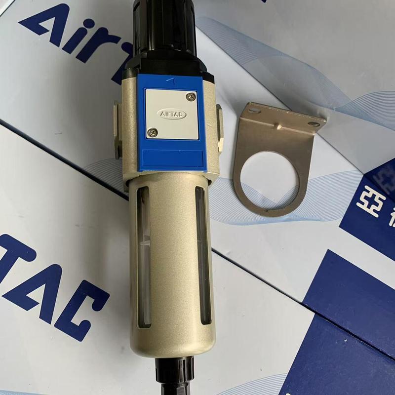 ตัวกรองปรับแรงดันและลดแรงดันน้ำมัน-น้ำแบบแยกส่วนของโรงงาน Airtac รุ่น GFR300-10 พร้อมเกลียวขนาด 3 จุ