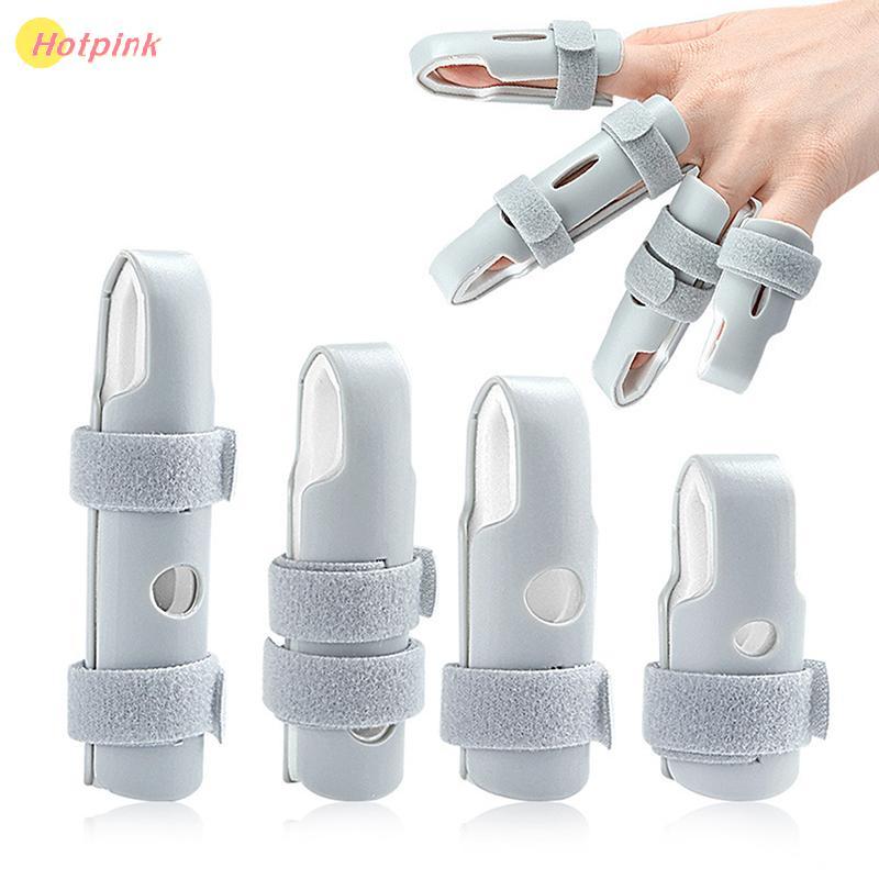 อุปกรณ์พยุงนิ้วบรรเทาอาการปวดจาก Hotpink ทำให้นิ้วยึดเฝือกตรงปรับตำแหน่งแตกหักได้