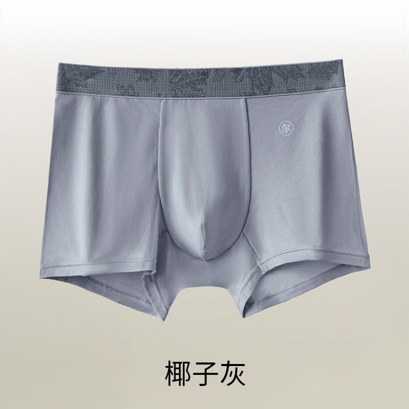 ชุดชั้นในขนาดใหญ่ผู้ชาย Lyocell ชุดชั้นใน Breathable Boxer กางเกงไม่มีรอยต่อ Antibiotic Boxer กางเกง