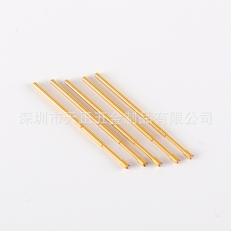 หัวพลัม Probe Test Pin หัวกรวยประเภทหมวกประเภทฤดูใบไม้ผลิ Thimble Head Detection Test Pin