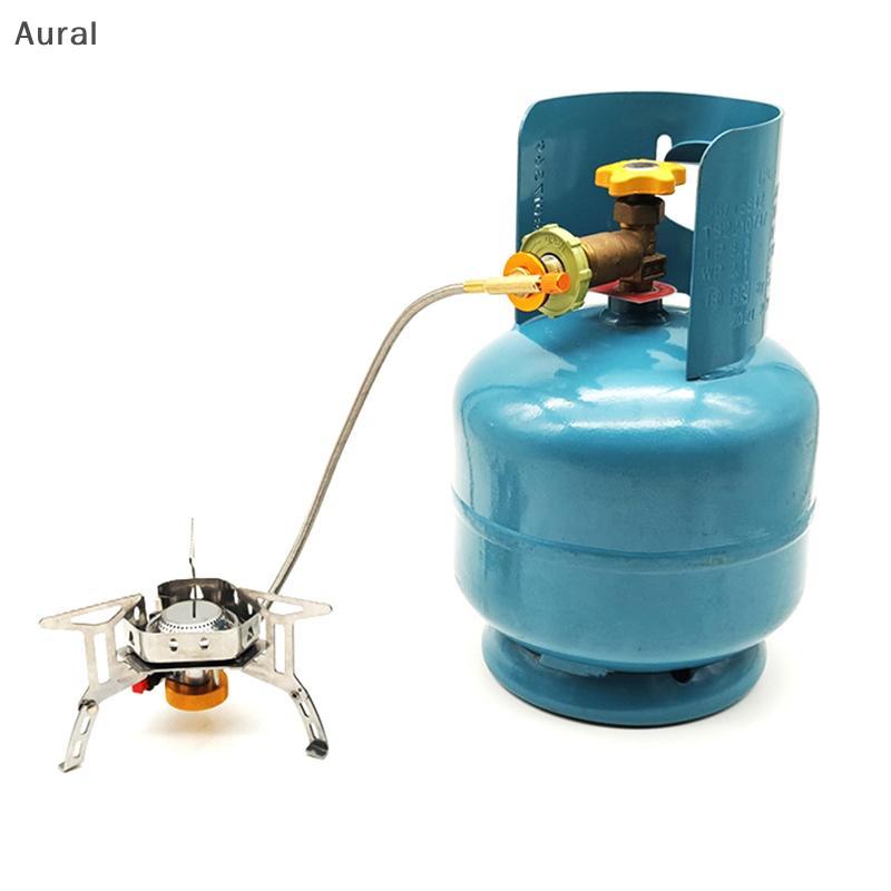 Aural LPG Tank Converter Head ทนทานเตาแก๊ส Connector ปฏิบัติสังกะสีอัลลอยด์ LPG ถังอะแดปเตอร์อุปกรณ์