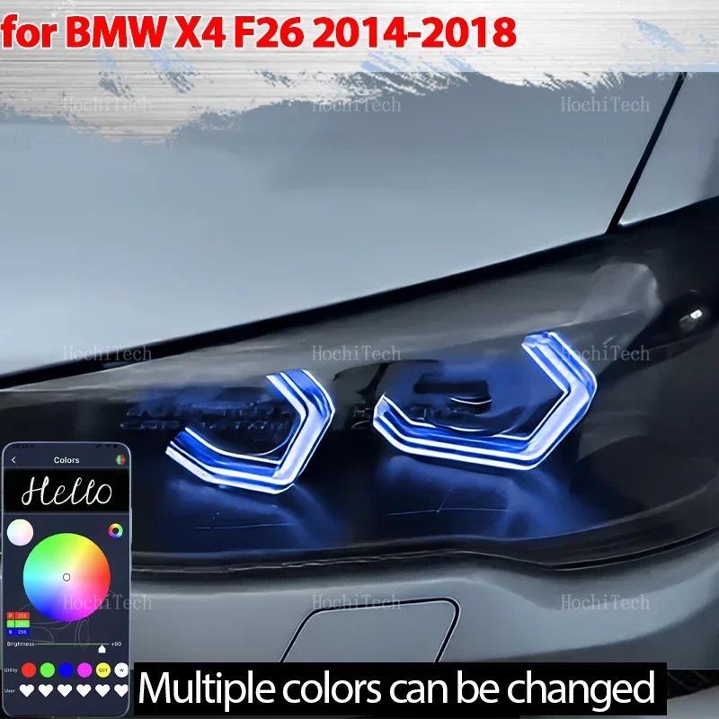 สําหรับ BMW X4 F26 2014-2018 xDrive20i xDrive28i 35i xDrive20d 30d 35d APP รีโมทคอนโทรล M4 สไตล์ RGB