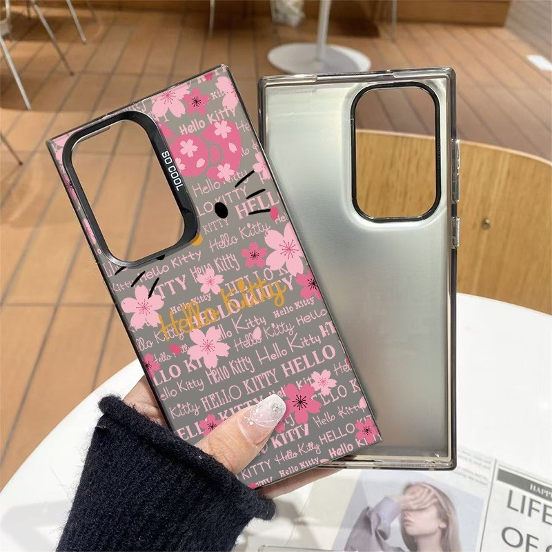 เคสโทรศัพท์ภาษาอังกฤษแมวเข้ากันได้กับ Samsung A05S, A06, A14, A15, A255G, A555G, S22ULTRA, S23FE, S2