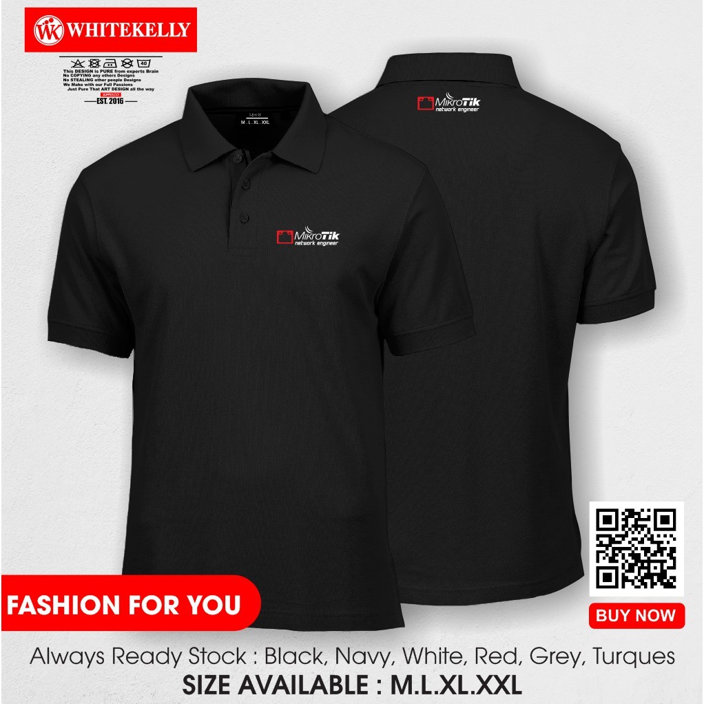 เสื้อโปโล Mikrotik Network Engineer Internet Network Polo Collar เสื้อยืด S-3XL