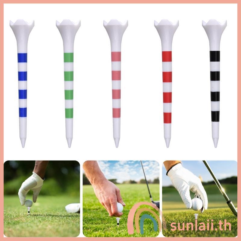 SUNLAII 20 ชิ้นชุดกอล์ฟ Tees Driver Golfs การฝึกอบรม Tees กอล์ฟ Tees กอล์ฟพลาสติก Tees