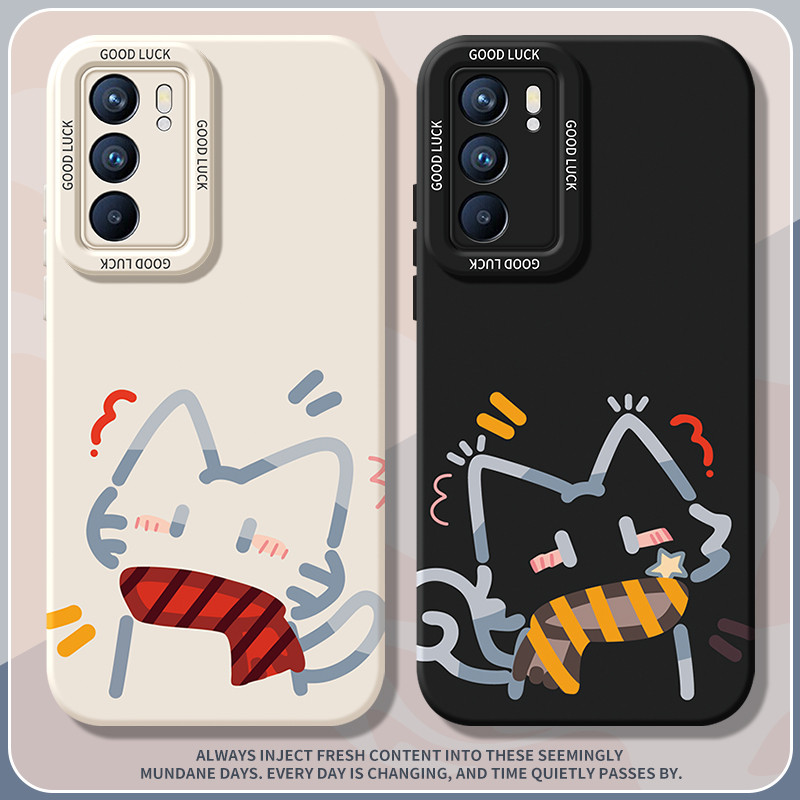 เหมาะสําหรับ oppoReno6 เคสโทรศัพท์ Reno6pro สไตล์ใหม่ opreno65g เคสป้องกัน opporen รวมทุกอย่าง oppor