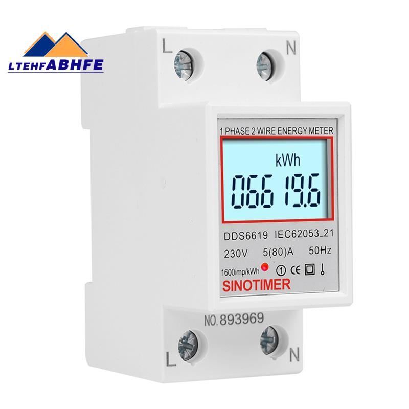 [ขายร้อน L] DDS6619-006 5(80)A 230V Watt-Hour Meter Watt-Hour Meter