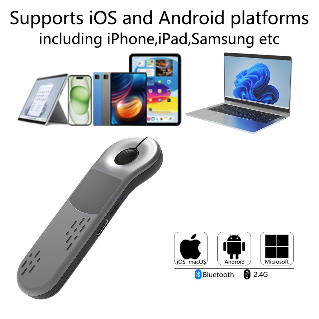 Wireless Presenter Remote Clicker ทัชแพดในตัว Air Mouse PPT Presentation Controller สําหรับ PowerPoi