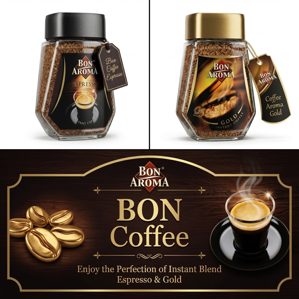 กาแฟ บอนอโรมา ขนาด 100 กรัม ฺฺBON COFFEE AROMA ESSPRESSO / BON COFFEE GOLD