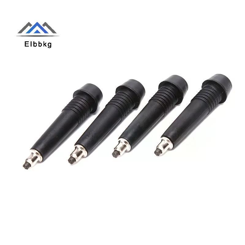 EIbbkg 2/4 ชิ้น Nordic Walking Pole ทังสเตนคาร์ไบด์เคล็ดลับสวมใส่หัวเปลี่ยนสําหรับปีนเขา Trekking กี