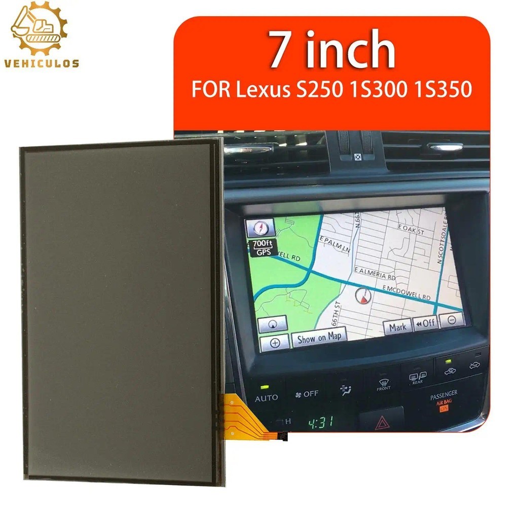 LTA070B511F LTA070B510F 7.3 นิ้ว 4Pin Resistive หน้าจอสัมผัสสําหรับ Lexus IS250 IS300 IS350 รถเฉพาะแ