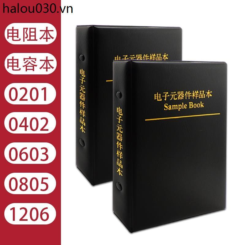 Chip Resistance Book Capacitor Book 0201 0402 0603 0805 1206 Resistance Pack Component Sample Book