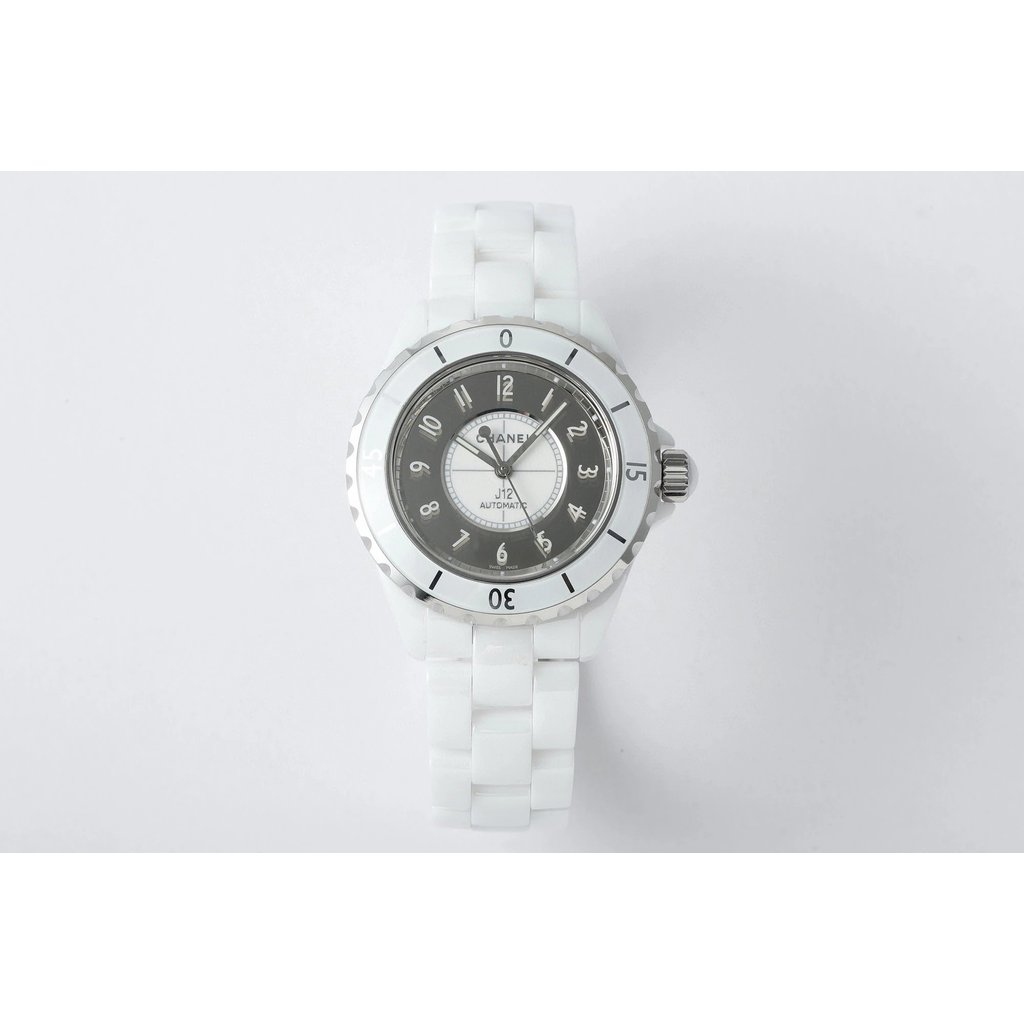 นาฬิกา Chanel J12 Series 38 นาฬิกาข้อมือ เส้นผ่านศูนย์กลาง 38