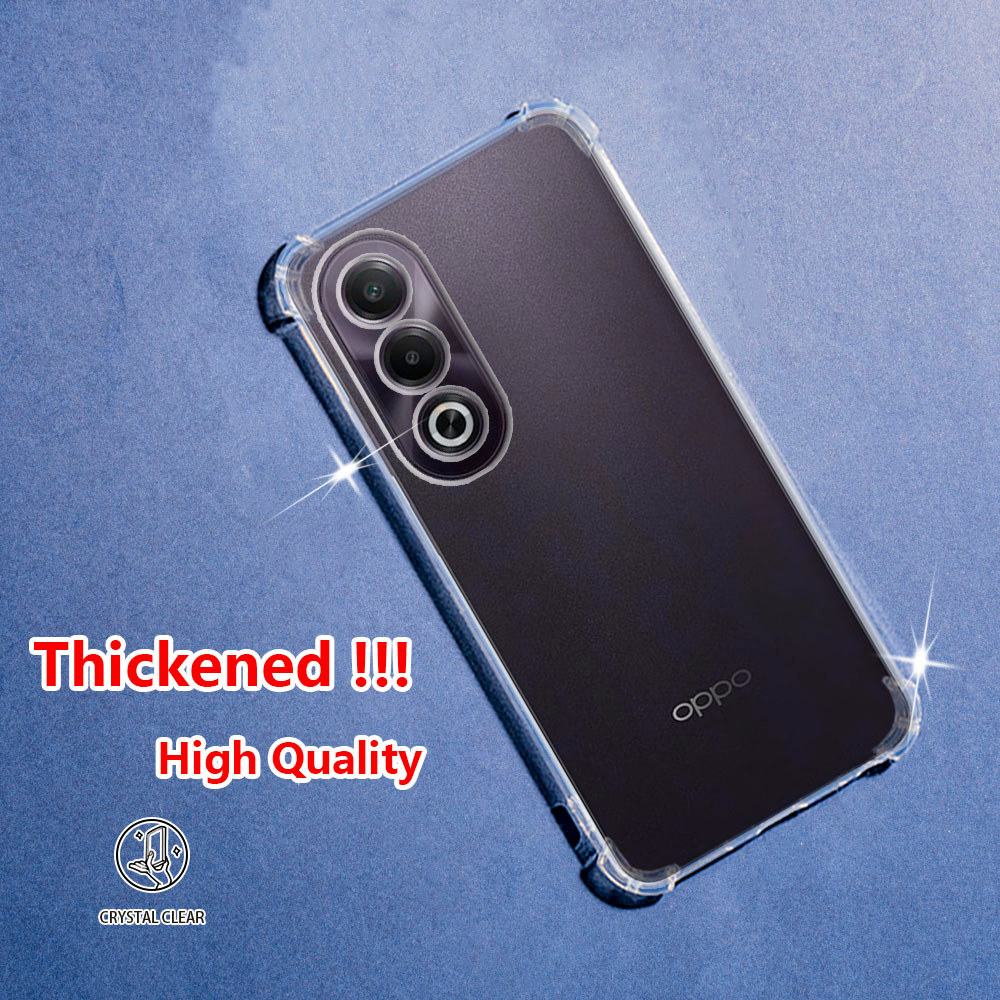 สําหรับOppo K12x A3x 5G CPH2667 PKD130 คริสตัลClear JellyกรณีAir-Guardมุมนุ่มTPUยืดหยุ่นซิลิโคนป้องก