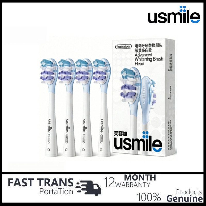 Usmile หัวแปรงทดแทน 2-Pack – Soft Whitening & Cavity Protection, เหมาะกับแปรงสีฟันสําหรับผู้ใหญ่ทั้ง