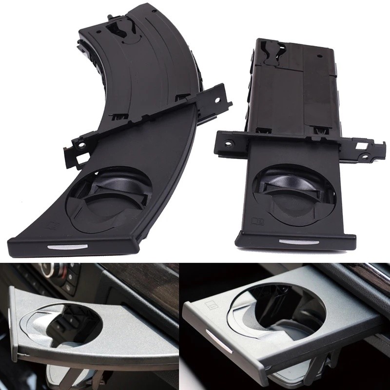 Ly LHD ด้านหน้าแดชบอร์ดซ้ายขวาเครื่องดื่มถ้วยน้ําสําหรับ BMW 3 Series E90 E91 E92 E93 316 318 320 32