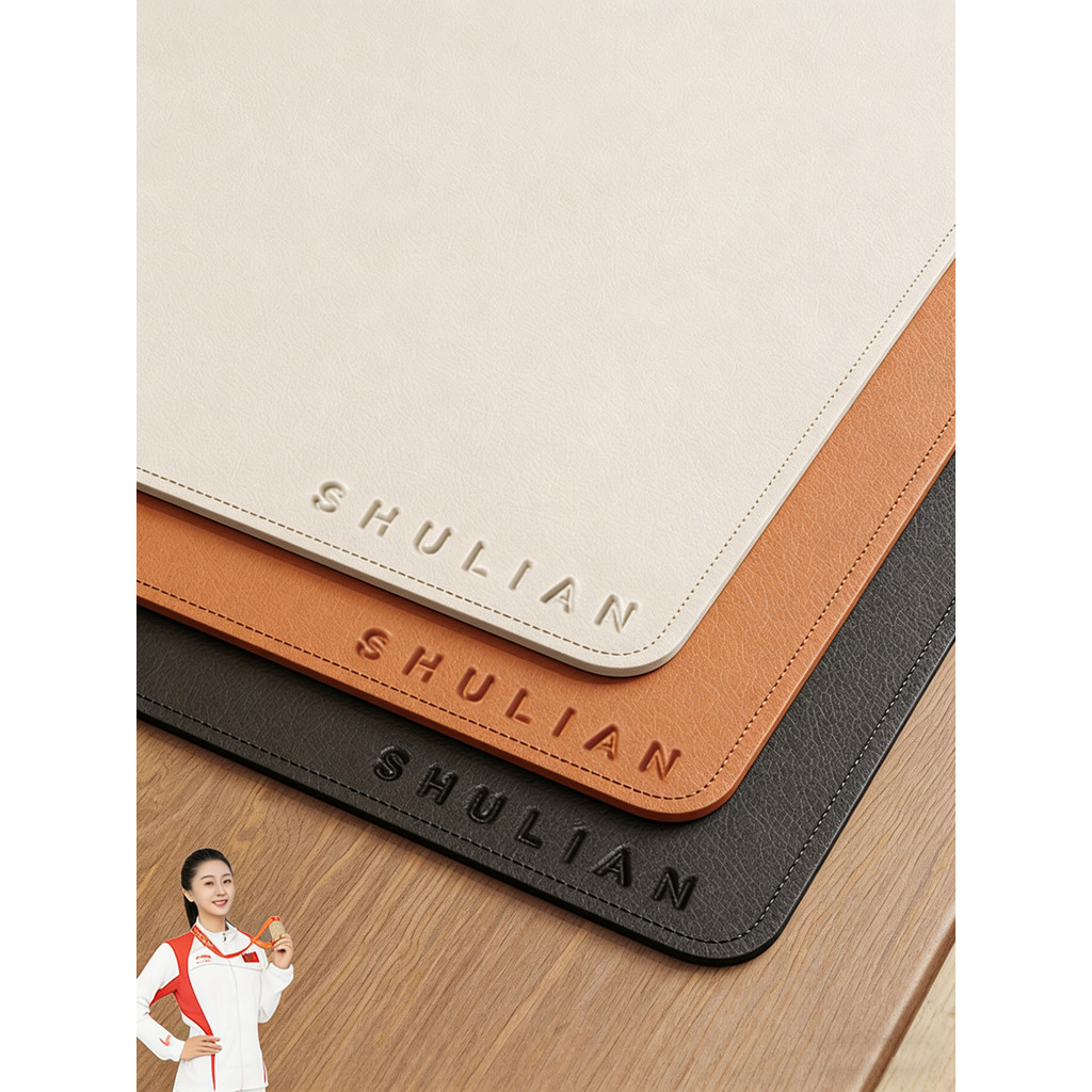 artisan mousepad ความเร็วที่สมดุล แผ่นรองเมาส์เกมสำนักงาน แผ่นรองเมาส์สํานักงานขนาดใหญ่หนังกันน้ําแผ