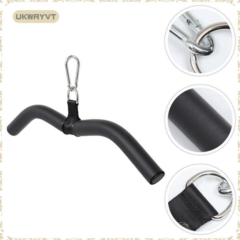 [ukwryvt] Lat Pulldown Bar Cable Attachment Home Gym Weights Bench Handle Pull Down