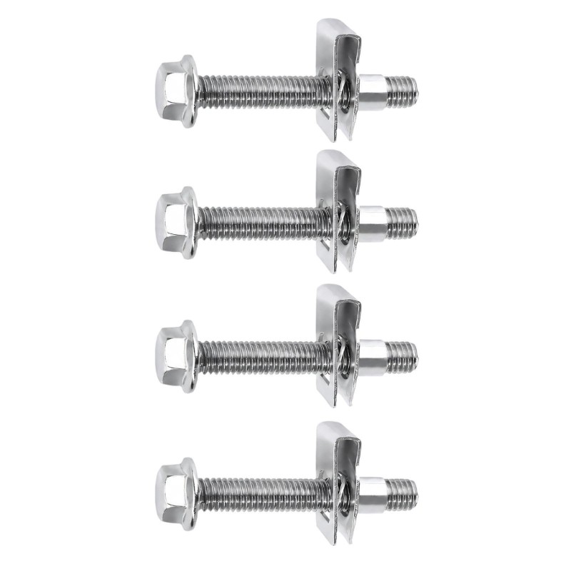 Yo ชุดยึดถังน้ํามัน 4 304 สแตนเลสสตีลเกลียว Bolt Assemblies พร้อมแผ่นยึดโลหะขึ้นรูปสําหรับติดตั้ง