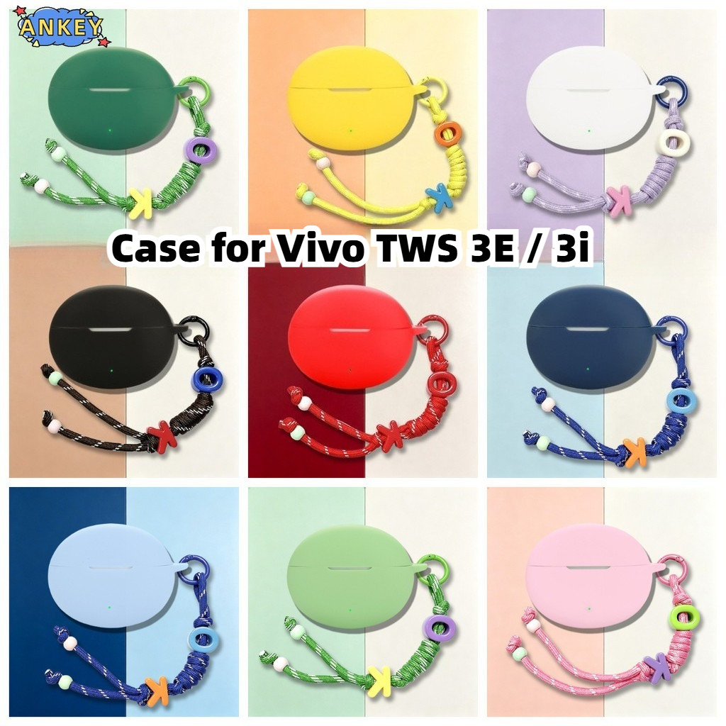 Compatible with Vivo TWS 3E / 3i / Vivo Buds Bluetooth Earphones Silicone Protective Case iQOO TWS 1