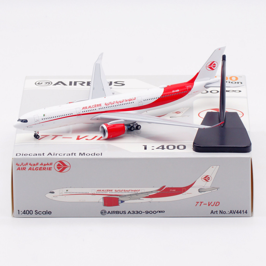 Aviation 1/400 Algeria A330-900NEO เครื่องบินโลหะผสม รุ่น 7T-VJD