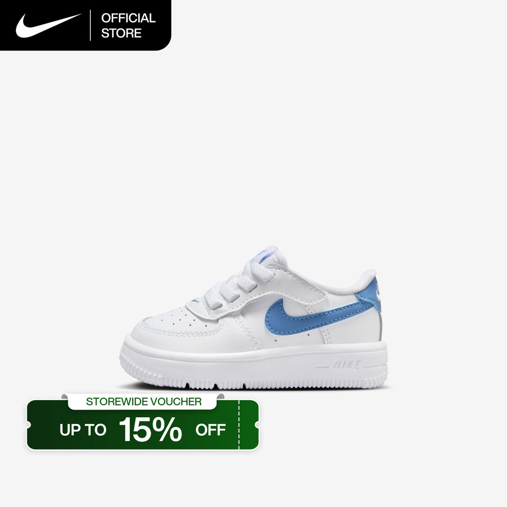 Nike Baby/Toddler Force 1 Low EasyOn Shoes - White [FN0236-115]