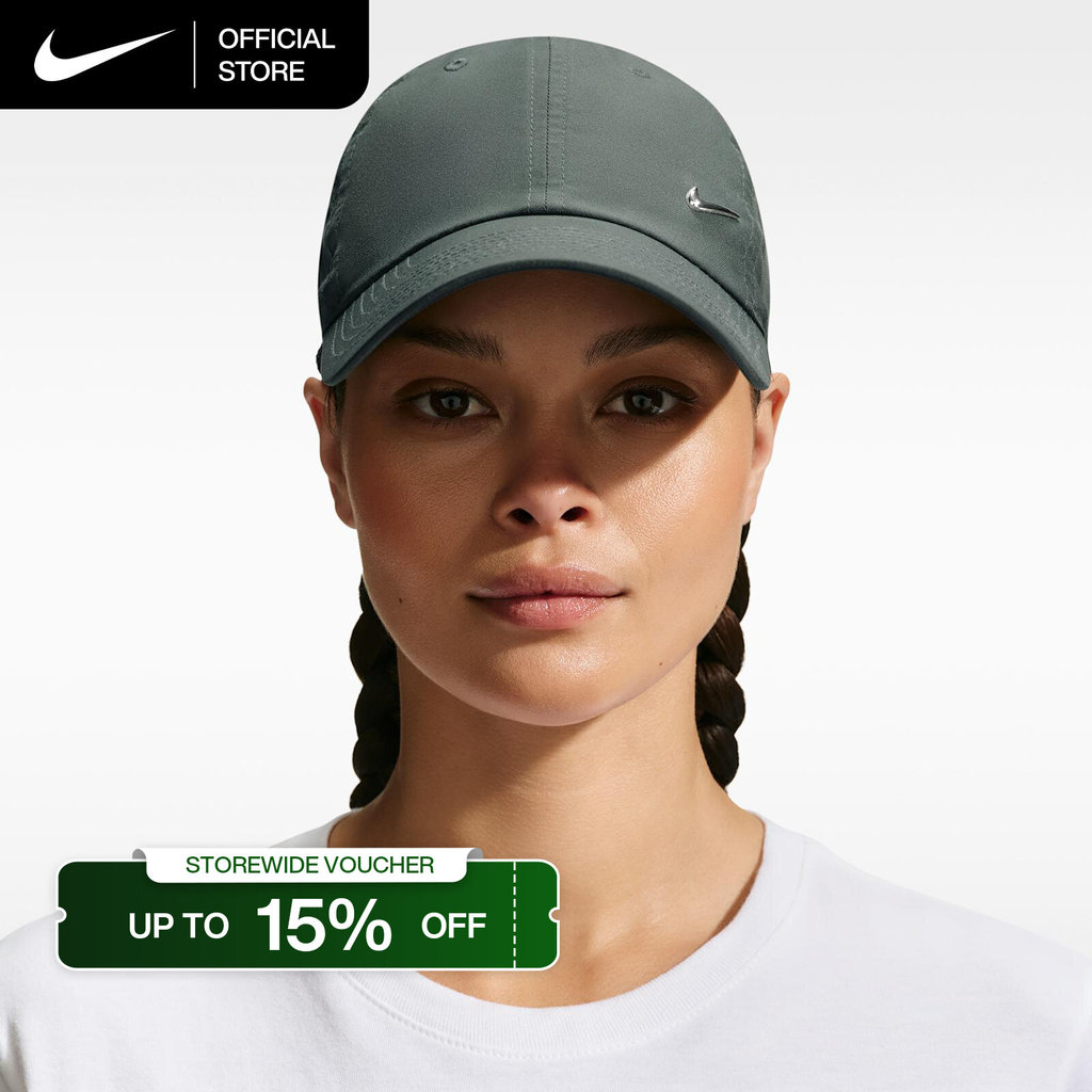 Nike Dri-FIT Club Unstructured Metal Swoosh Cap - Camo Green [FB5372-303]