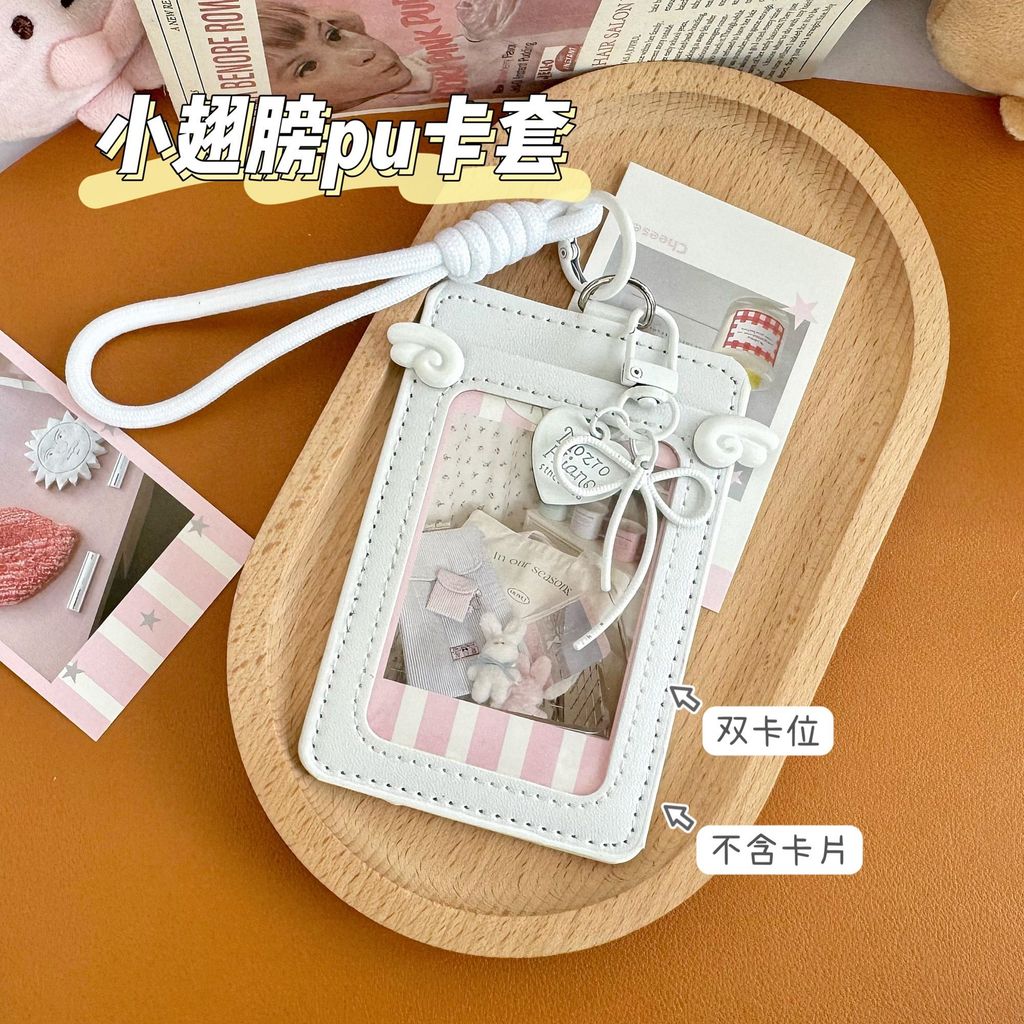 Love ผู้ถือบัตรหนังสองชั้นทํางาน ID card holder งาน ID Tesla Access Control Campus Star Chasing Bus 