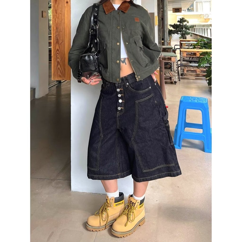 Song Jia สไตล์เดียวกัน barbour ashby ขี้ผึ้งแห้ง Light Wax Oil Wax Jacket ผู้ชายผู้หญิง Windbreaker 