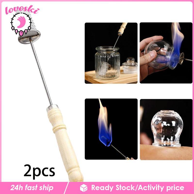 [Lovoski] 2x Cupping ไฟฉาย Cupping Massage Igniter Universal Cupping Set Igniter