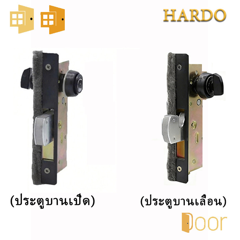 กุญแจประตูกระจก   (ขาว ดำ ชา)  อลูมิเนียม บานเลื่อน บานสวิงประตูบานสวิง ล็อค ล็อก กุญแจประตูอลูมิเนียม