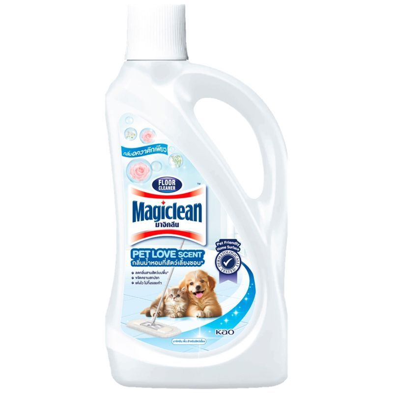 มาจิคลีนทำความสะอาดพื้นสำหรับสัตว์เลี้ยง กลิ่นอควาติกเพียว 700มล. Magiclean Floor Pet Loved Scent Aquatic Pure 700ml.