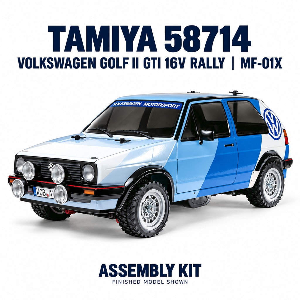 TAMIYA 1/10 R/C 4WD Volkswagen Golf A2 Rally (MF-01X Chassis) 58714 58714A