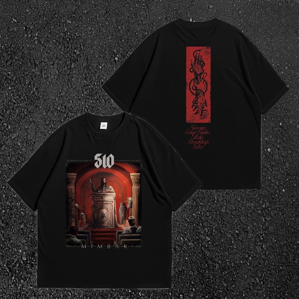 BAND T-SHIRT 510 "MIMBAR" BAND SHIRT 510 METAL BAND TSHIRT EMO ROCK INDIE