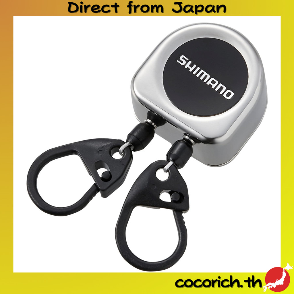 SHIMANO Double Pin-on Reel Metal PI-411R สีดำด้าน (Matte Black) ตัวเรือนสแตนเลส แข็งแรง ทนทาน ใช้งาน