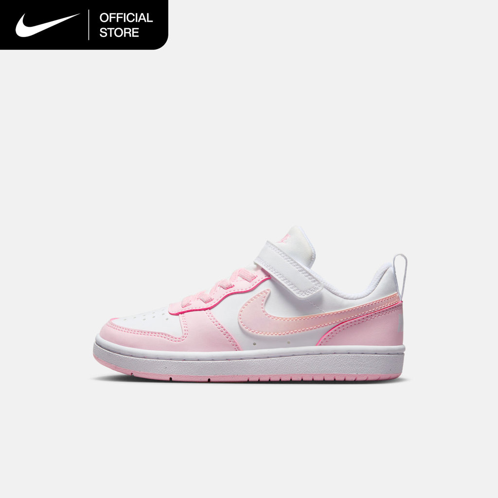 Nike Younger Kids' Court Borough Low Recraft Shoes - White [DV5457-105]