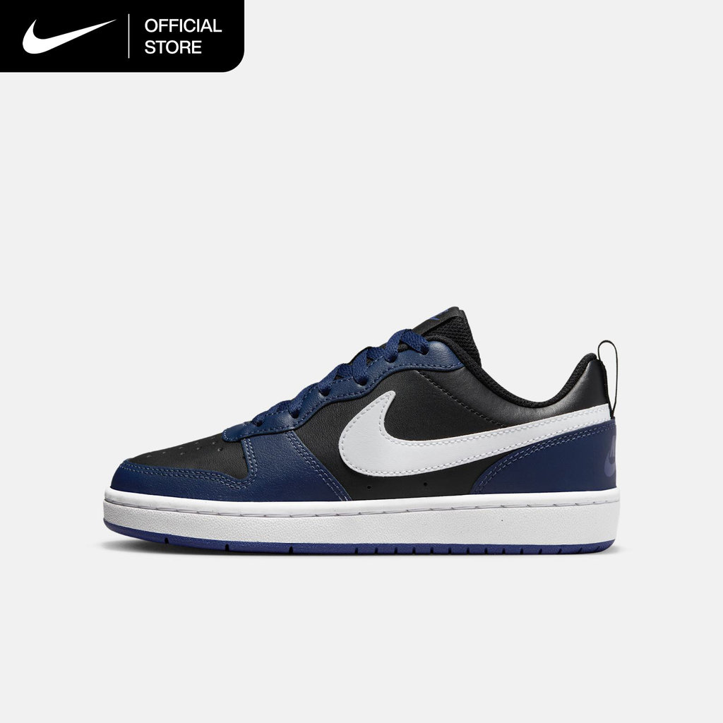 Nike Court Borough Low 2 Big Kids' Shoes - Blue [BQ5448-404]