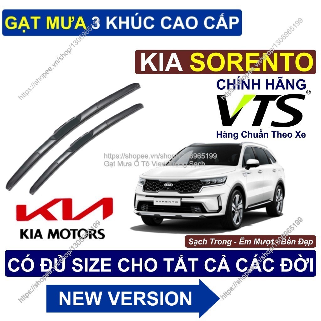 KIA Sorento 3-Segment ที่ปัดน้ําฝน - ที่ปัดน้ําฝน 3 วินาทีสําหรับ KIA Sorento - KIA Sorento