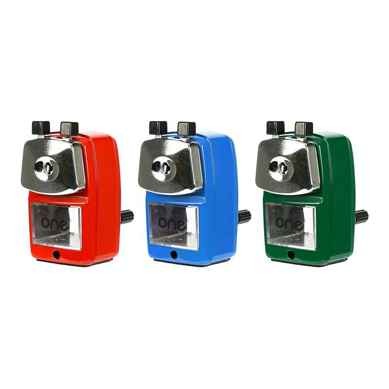 ONE เครื่องเหลาดินสอ รุ่น YF9116 คละสี ขนาด 9x5.8x10.6 ซม.