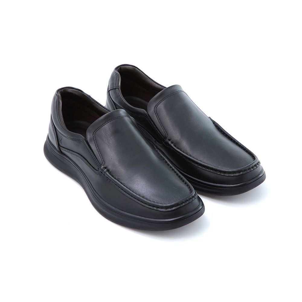 Hush Puppies حذاء رجالي رسمي جلد طبيعي HP 8HDFB2376A — أسود — صورة 3