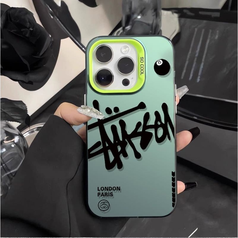 ปลอก OPPO Reno 12F 5G Reno 12F 13F 14F 14 5G 12 11F 11 13 Pro 9 10 F Pro Plus 5G 4G เคสโทรศัพท์ปลอกผู้ชายกันกระแทก Simple Graffiti โลโก้ฟิล์ม Hydrogel ป้องกันหน้าจอ - รูปที่ 2