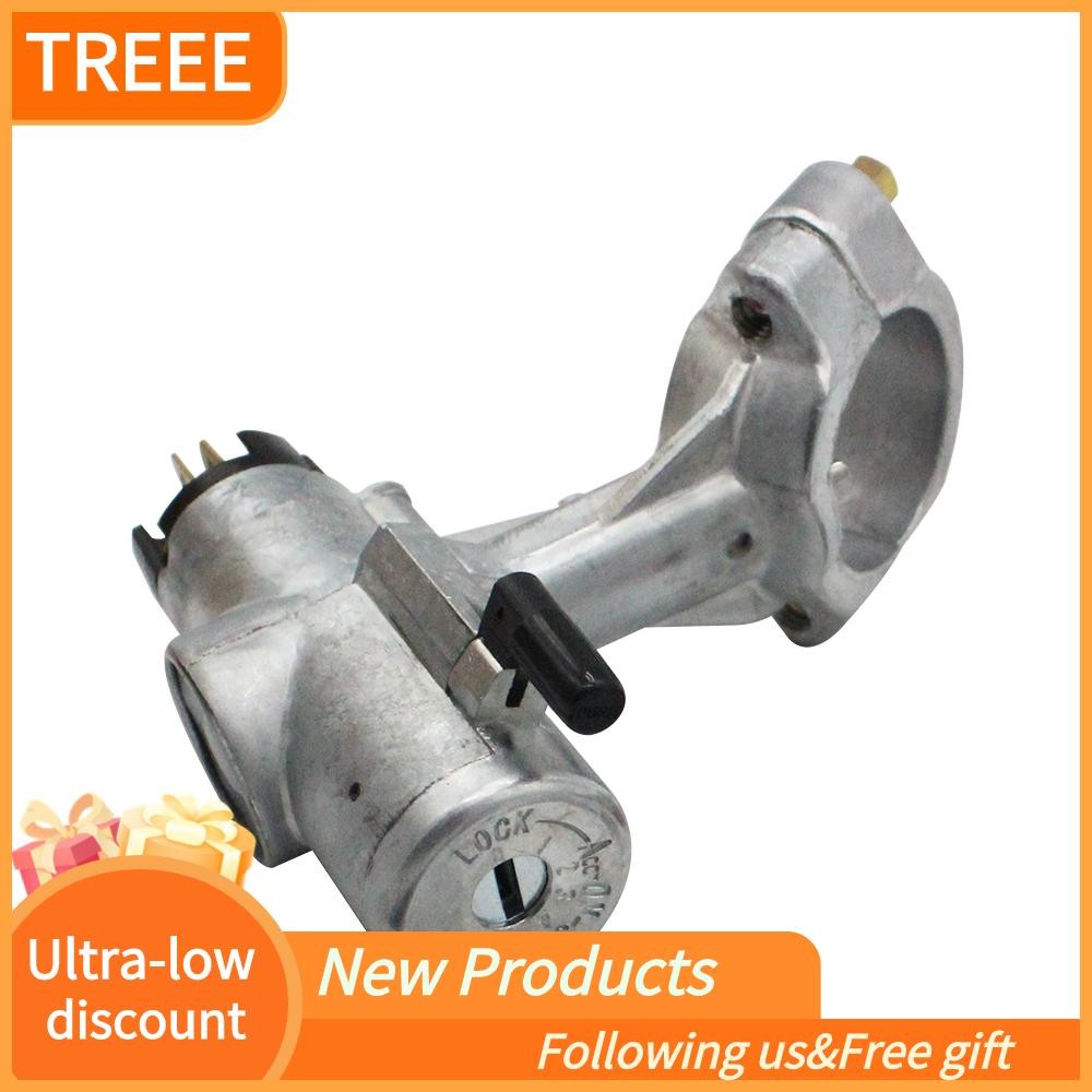 Treee Treee-th Ignition Barrel & Switch สำหรับการลาดตระเวน GQ Y60 2 x Door Barn 88-98 4 ชุดล็อค