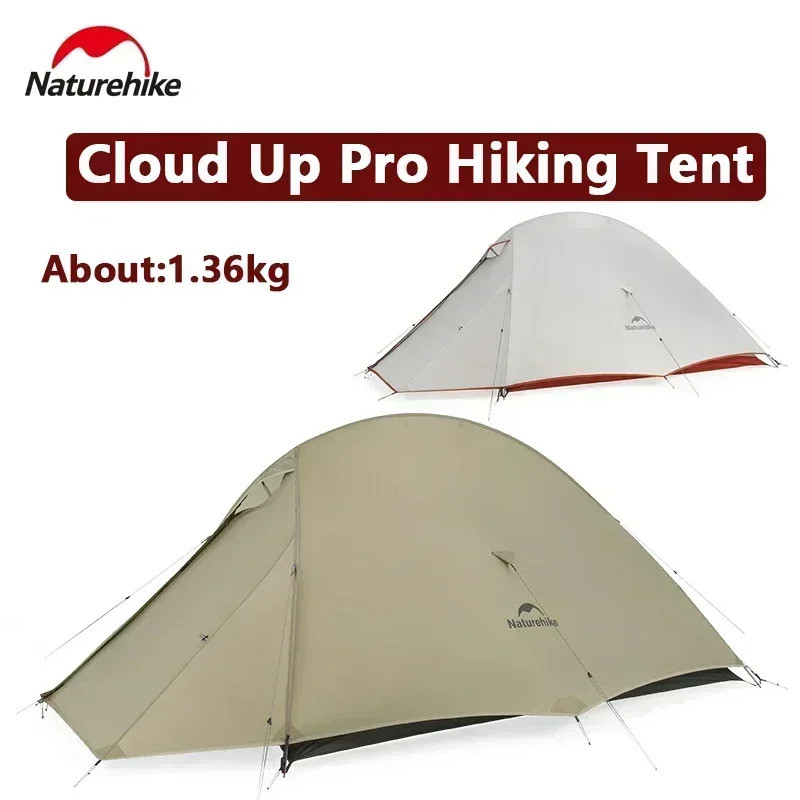 Naturehike Cloud Up Pro เต็นท์น้ําหนักเบา 2 คนกันน้ํากลางแจ้ง Camping Supplies Shelters เดินป่าแบกเป